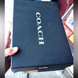 Coach empty shoe box